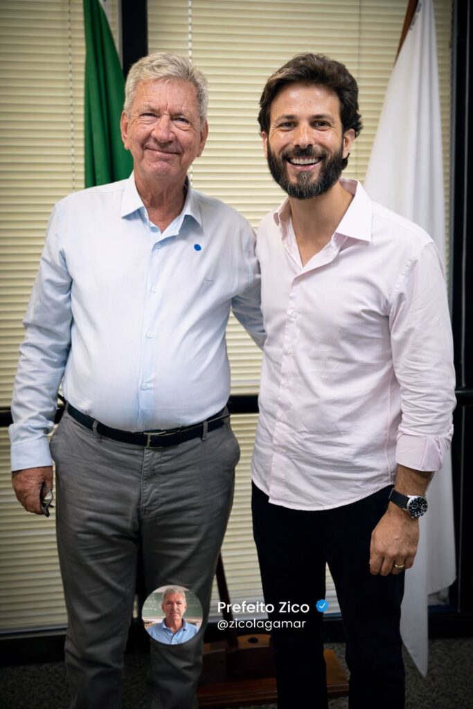 Prefeito Zico Sudário em reunião em Belo Horizonte em busca de recursos para Lagamar